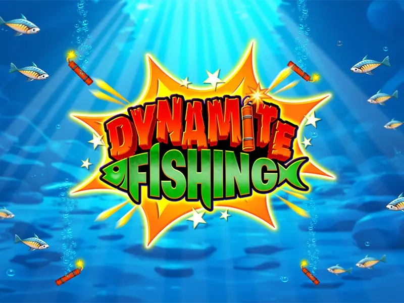 Dynamite Fishing - Slot novo no 3f Cassino com RTP de 95.80% e multiplicador de até 2,100x