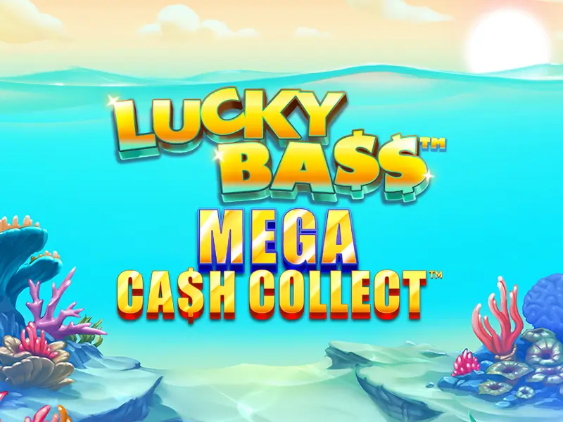 Lucky Bass Mega Cash Collect - Slot novo no 3f Cassino com RTP de 95.67% e multiplicador de até 3,000x